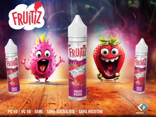 FRUITIZ - Fraise Pitaya 50ML – Image 2