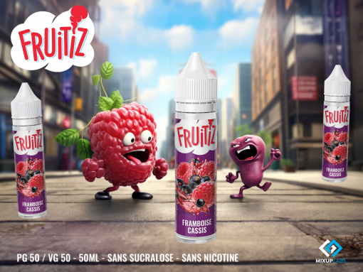 FRUITIZ - Framboise Cassis 50ML – Image 2