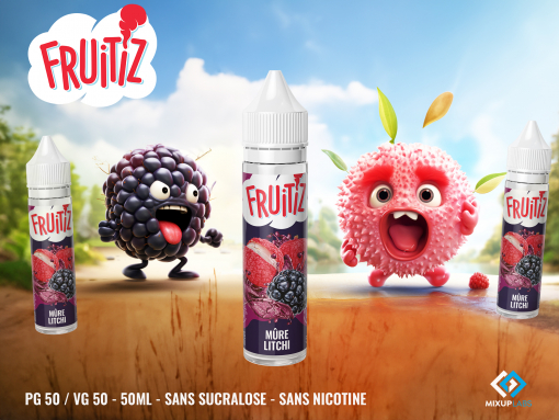 FRUITIZ - Mûre Litchi 50ML – Image 2